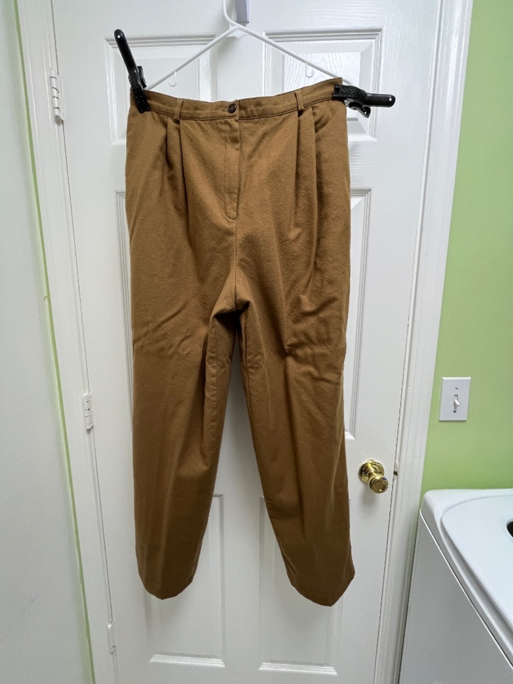 Women's Harve Benard Brown Wool Pants 14 x 29L - Picture 2 of 16